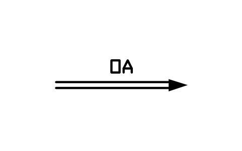 Outside air arrow sembolünün önizlemesi, blok HV_FLOW_OUTSIDE