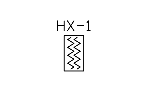 Plate heat exchanger sembolünün önizlemesi, blok HV_HX_PLATE