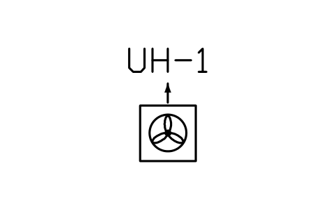 Unit heater sembolünün önizlemesi, blok HV_UNIT_HEATER
