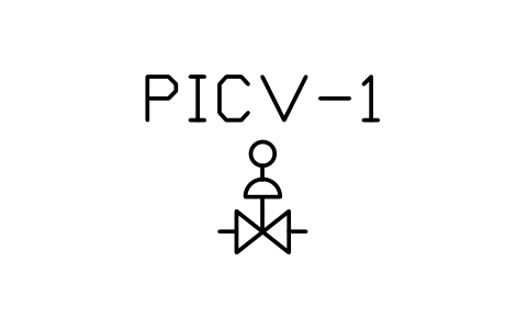 Pressure independent control valve sembolünün önizlemesi, blok HV_VALVE_PICV