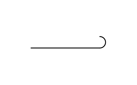 Vorschau des Symbols Conductor end, unconnected, Block INS_S00014_CONDUCTOR_END_UNCONNECTED