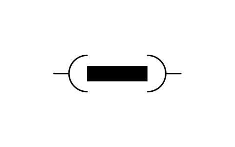 Vorschau des Symbols Plug and socket, male-male, Block INS_S00047_PLUG_AND_SOCKET_MALE_MALE