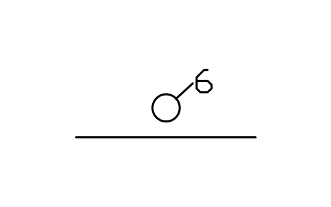 Vorschau des Symbols Line in six-way duct, Block INS_S00411_LINE_IN_SIX_WAY_DUCT