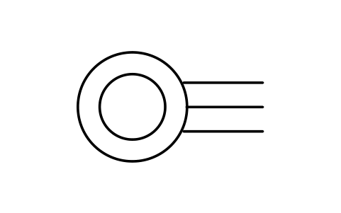 Vorschau des Symbols Cross-connection point, Block INS_S00421_CROSS_CONNECTION_POINT