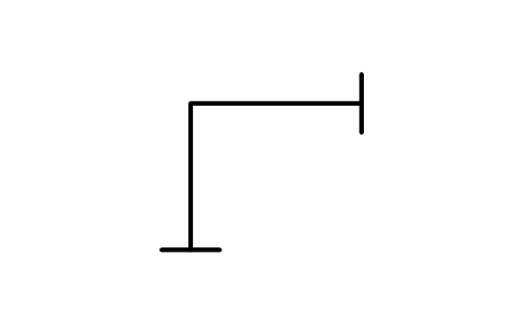 Vorschau des Symbols Trunking, elbow, Block INS_S00501_TRUNKING_ELBOW