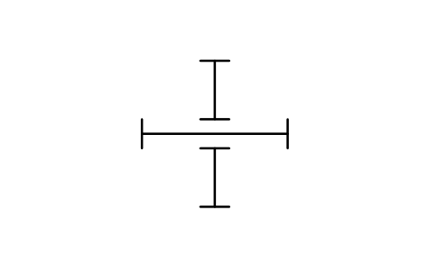 Vorschau des Symbols Trunking, independent cross, Block INS_S00505_TRUNKING_INDEPENDENT_CROSS