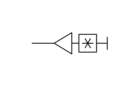Vorschau des Symbols End feeder with box, Block INS_S00519_END_FEEDER_WITH_BOX