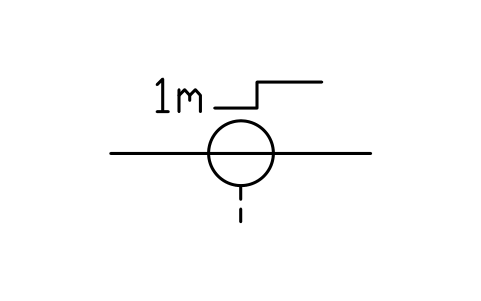 Vorschau des Symbols Trunking, tap-off in steps, Block INS_S00524_TRUNKING_TAP_OFF_IN_STEPS
