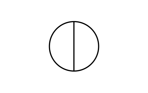 Vorschau des Symbols Light, two-way, surface, Block INS_S00538_LIGHT_TWO_WAY_SURFACE