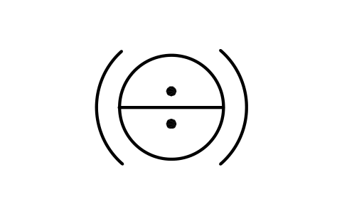 Vorschau des Symbols Curve light, two-way, Block INS_S00541_CURVE_LIGHT_TWO_WAY