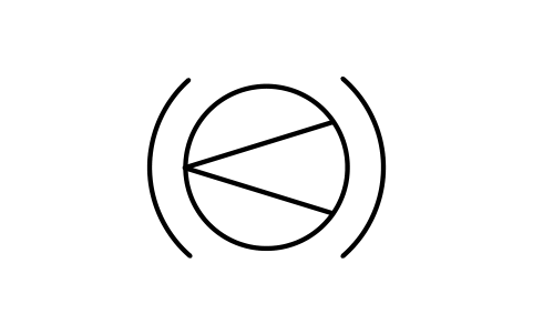 Vorschau des Symbols Curve light, one-way, Block INS_S00542_CURVE_LIGHT_ONE_WAY
