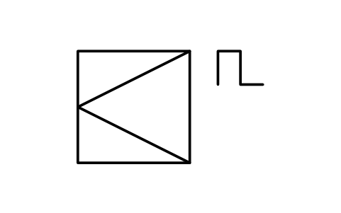 Vorschau des Symbols Light, flashing, elevated, Block INS_S00545_LIGHT_FLASHING_ELEVATED