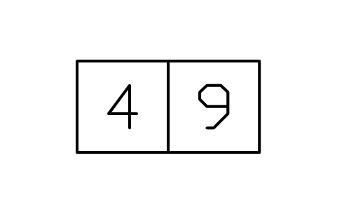 Vorschau des Symbols Distance warning sign, Block INS_S00553_DISTANCE_WARNING_SIGN