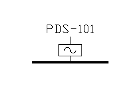 Diaphragm seal, flanged sembolünün önizlemesi, blok ISA_ACC_DIAPHRAGM_SEAL