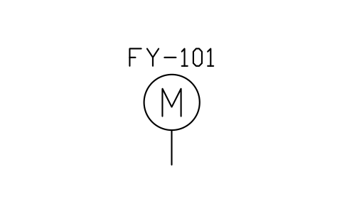 Actuator, motor sembolünün önizlemesi, blok ISA_ACT_MOTOR