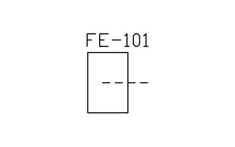 Level insert probe sembolünün önizlemesi, blok ISA_ELEM_INSERT_PROBE