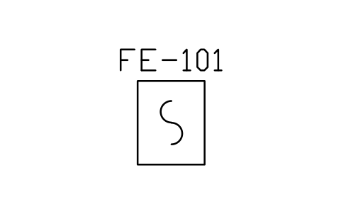 Level, radiation / sonic sembolünün önizlemesi, blok ISA_ELEM_LEVEL_SONIC