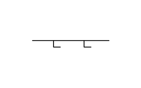 Signal, hydraulic sembolünün önizlemesi, blok ISA_LINE_HYDRAULIC