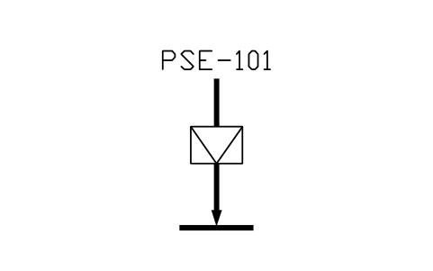 Rupture disk, vacuum sembolünün önizlemesi, blok ISA_RUPTURE_VACUUM