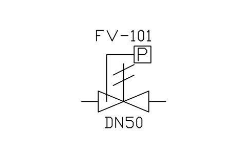 Relief valve, pilot operated sembolünün önizlemesi, blok ISA_VALVE_RELIEF_PILOT