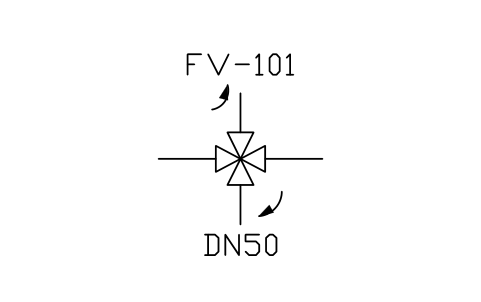 Solenoid valve, 4-way sembolünün önizlemesi, blok ISA_VALVE_SOL_4WAY