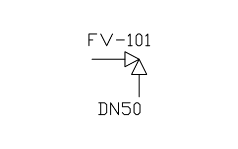 Solenoid valve, angle sembolünün önizlemesi, blok ISA_VALVE_SOL_ANGLE