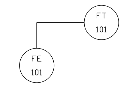 Transmitter + element, remote sembolünün önizlemesi, blok ISA_XMTR_REMOTE