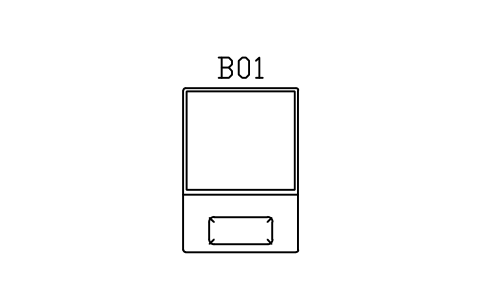 Preview of the Futon, double, 1400 x 2000 symbol, block JPN_FUTON_1400