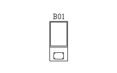 Preview of the Futon, single, 900 x 2000 symbol, block JPN_FUTON_900