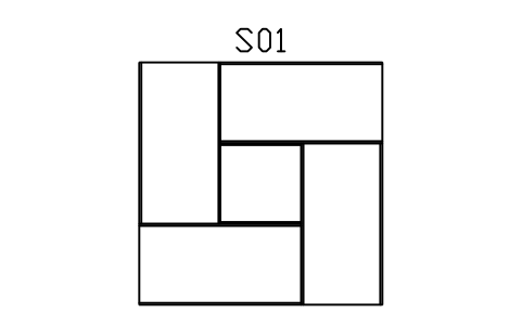 Preview of the Tatami room, 4.5 mats symbol, block JPN_ROOM_45