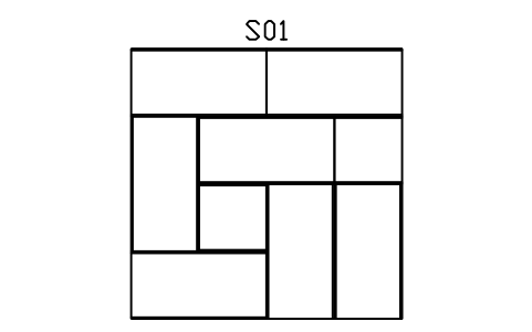 Preview of the Tatami room, 8 mats symbol, block JPN_ROOM_8