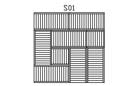 Preview of the Tatami room, 8 mats symbol, block JPN_ROOM_8