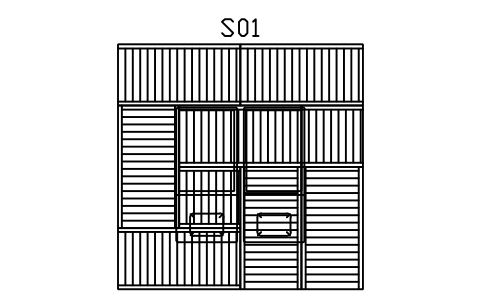 Preview of the Bedroom set, 8 mats, two futons symbol, block JPN_SET_BEDROOM_8