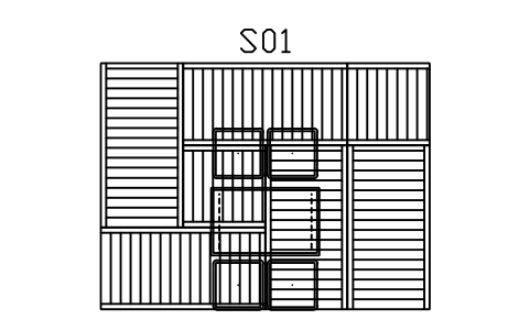 Preview of the Living set, 6 mats, low table symbol, block JPN_SET_LIVING_6