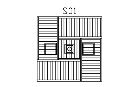 Preview of the Tea room, 4.5 mats, hearth symbol, block JPN_SET_TEA_45