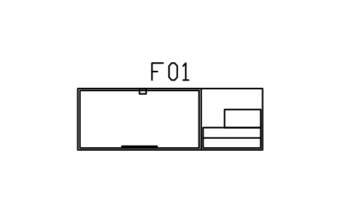 Preview of the Alcove with staggered shelves symbol, block JPN_TOKONOMA_SHELF