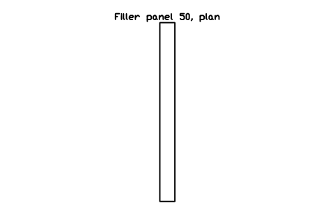 シンボル Filler panel 50, plan のプレビュー（ブロック KBC_BASE_FILLER_PLAN）
