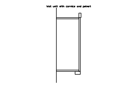 シンボル Wall unit with cornice and pelmet のプレビュー（ブロック KBC_DET_CORNICE）