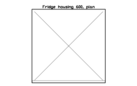シンボル Fridge housing 600, plan のプレビュー（ブロック KBC_FRIDGE_HOUSING_PLAN）