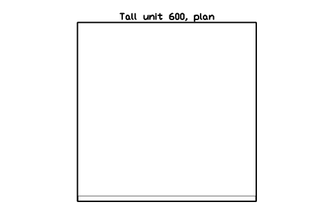 シンボル Tall unit 600, plan のプレビュー（ブロック KBC_TALL_600_PLAN）