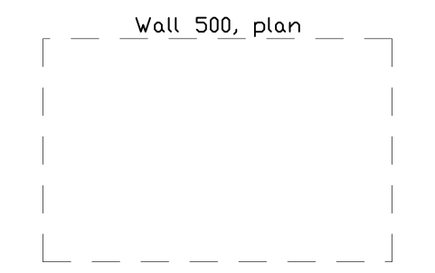 シンボル Wall 500, plan のプレビュー（ブロック KBC_WALL_500_PLAN）