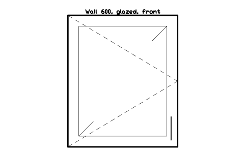 シンボル Wall 600, glazed, front のプレビュー（ブロック KBC_WALL_600_GL）