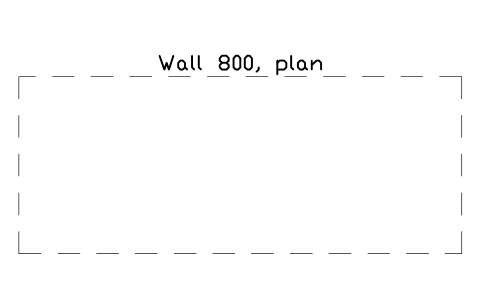 シンボル Wall 800, plan のプレビュー（ブロック KBC_WALL_800_PLAN）