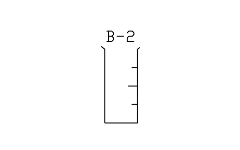 Vorschau des Symbols Beaker, tall form, 250 mL, Block LAP_BKRT_250