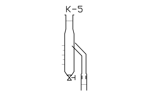 Vorschau des Symbols Dean-Stark trap, 10 mL, Block LAP_DEANSTARK