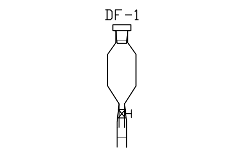 Vorschau des Symbols Dropping funnel, 125 mL, Block LAP_DROPF