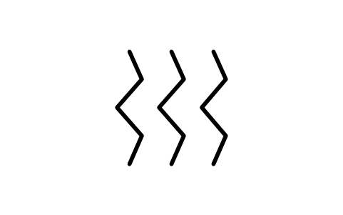 Vorschau des Symbols Heating mark, Block LAP_MK_HEAT
