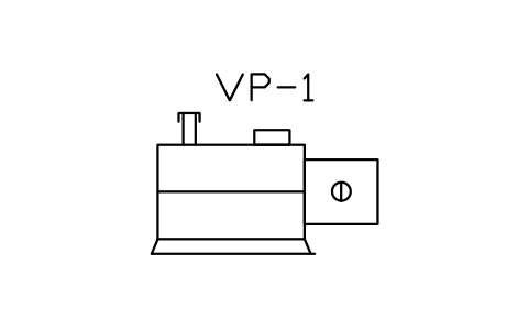 Vorschau des Symbols Rotary vane vacuum pump, Block LAP_PUMP_ROT