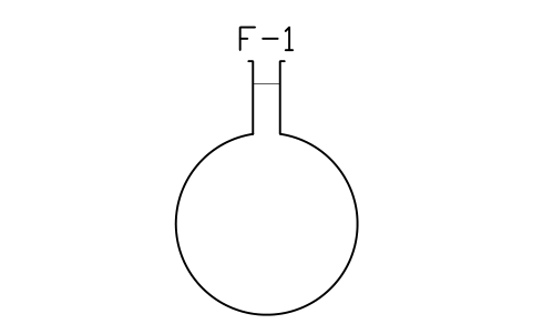 Vorschau des Symbols Round-bottom flask, 1000 mL, Block LAP_RBF1_1000