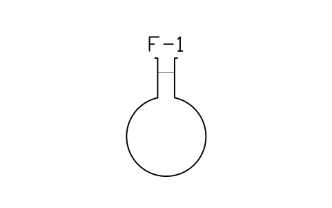 Vorschau des Symbols Round-bottom flask, 250 mL, Block LAP_RBF1_250